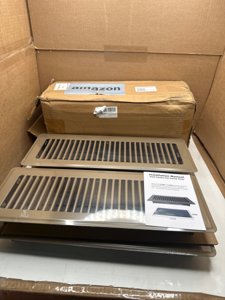 4x14 Floor Register Vent - Heavy Duty Steel Vent Covers for Home Floor and Wall - Adjustable HVAC Vents with Smooth Edges - Rust-Resistant Walkable for Home & Office - 4 Pack (Brown) photo 4