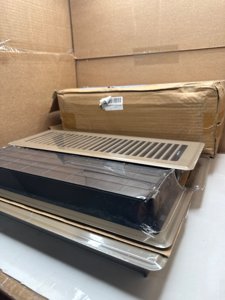 4x14 Floor Register Vent - Heavy Duty Steel Vent Covers for Home Floor and Wall - Adjustable HVAC Vents with Smooth Edges - Rust-Resistant Walkable for Home & Office - 4 Pack (Brown) photo 3