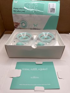 Willow - 360 Reusable Breast Milk Containers - 21mm Flange - Holds 4 oz. Per Container - Breastfeeding Essential for The Willow 360 or 3.0 Wearable Breast Pump, Hands-Free Pumping - 2ct photo 4