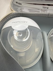 Momcozy M5 Smart APP Controlled Wearable Breast Pump, Hands-Free Wireless Electric Pump, 3 Modes 9 Suction Levels, BPA-Free, Portable Lightweight, 24mm Flange, 2-Pack Quill Gray photo 5
