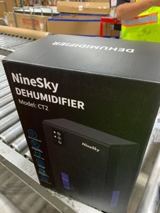 NineSky Dehumidifier, 1000 sq.ft Dehumidifiers for Home with 95oz Large Water Tank,Quiet Dehumidifier with 7-Color Ambient Light & Auto Shut Off, Dehumidifier for Basement, Bedroom, Bathroom (Black) photo 2