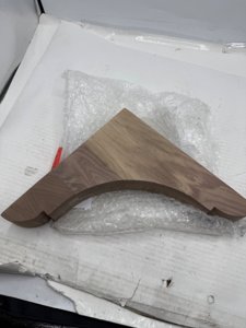Ekena Millwork BKTW01X10X10OLWA Large Olympic Wood Wood Brackets, 1 3/4"W x 10"D x 10"H , Walnut photo 5