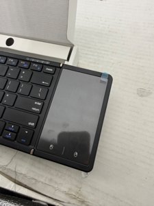 Samsers Foldable Bluetooth Keyboard with Touchpad, Full-Size Wireless Folding Portable Travel Keyboard for iOS Android Windows Mac OS, Support 3 Devices (BT5.1 x 3), Black photo 7