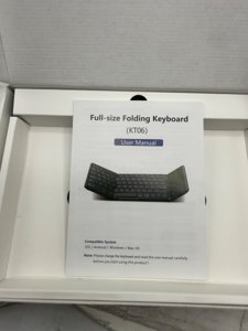 Samsers Foldable Bluetooth Keyboard with Touchpad, Full-Size Wireless Folding Portable Travel Keyboard for iOS Android Windows Mac OS, Support 3 Devices (BT5.1 x 3), Black photo 4