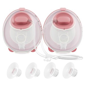 Momcozy Original V1 Pro/V2 Pro Breast Pump Replacement Accessories,Milk Collection Cups Only for Momcozy V1 Pro/V2 Pro, 2 Pack photo 1