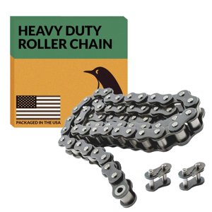 PGN #60 Heavy Duty Roller Chain - 10 Feet + 2 Free Connecting Links - #60H - 159 Links photo 1