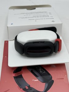 Fitbit Ace 3 Kids Activity Tracker Black & Sport Red Band Charger