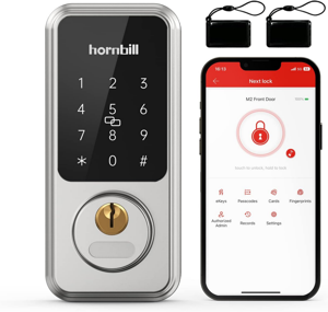 Hornbill Keyless Entry Door Lock, Electronic Deadbolt, App Control photo 5
