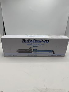 BaBylissPRO Nano Titanium Spring Curling Iron, 1.5" Professional Hair Curler