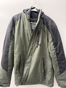 Hecusma Heated Jacket with Fur Lining for Men with 18400mAh 12V Battery Pack - Size M photo 3