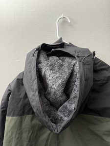 Hecusma Heated Jacket with Fur Lining for Men with 18400mAh 12V Battery Pack - Size M