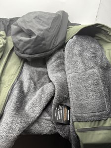 Hecusma Heated Jacket with Fur Lining for Men with 18400mAh 12V Battery Pack - Size M photo 11