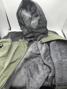 Hecusma Heated Jacket with Fur Lining for Men with 18400mAh 12V Battery Pack - Size M photo 8