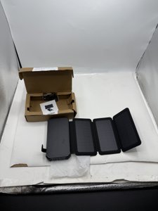 Solar Charger Power Bank - 20000mAh Wireless Portable Charger