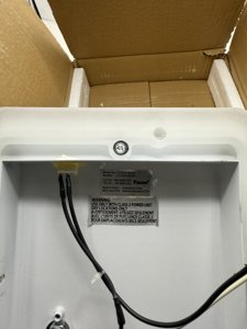 Facon 9 RV LED Acrylic Dual Square Flush Mount Lamp with Switch Metal Surface Mounted 4000K Cool White  photo 2