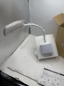 All the Rages Adjustable Gooseneck Gray LED Clip Light with USB  photo 4