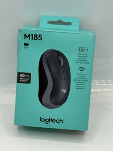 Logitech M185 Wireless Mouse, 2.4GHz w USB Mini Receiver Black