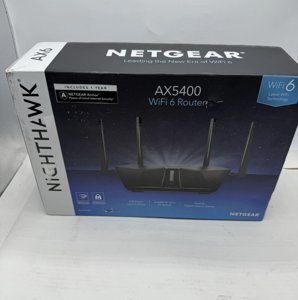 NETGEAR Nighthawk AX6 AX5400 6-Stream WiFi Black Router Dual Band 2500 sq ft Sold NETGEAR Nighthawk AX6 AX5400 6-Stream WiFi Black Router photo 5