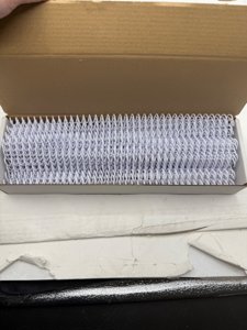 Rayson 9.5mm Plastic Spiral Coil Binding 3:1 Pitch, 3/8inch, 100 Pack photo 1