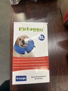Katoggy XL Blue Inflatable Dog Collar/Cone E-Collar photo 1