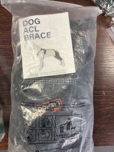 Lispoo Dog Acl Brace Support Wrap for Hind Legs - Large photo 1