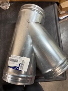 6'' Inch Duct Splitter to 45° Degree photo 1