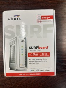 ARRIS Surfboard SB6190 - Cable Modem - White - photo 1