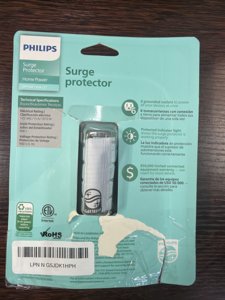 Philips 6-Outlet Extender Surge Protector, Wall Tap, 900 Joules, 3-Prong SPP3461WA/37 | photo 1