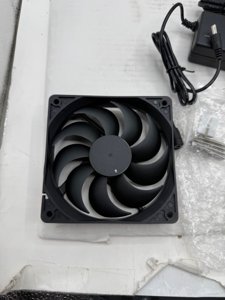  12V 120mmx25mm 4.72inch Small Dual Ball Bearing Window Fan IP44 Moisture-Proof PC Case Fans with Adjustable Speed Controller 3V-12V 1000-3000RPM for Compact Spaces  photo 7