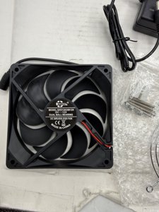  12V 120mmx25mm 4.72inch Small Dual Ball Bearing Window Fan IP44 Moisture-Proof PC Case Fans with Adjustable Speed Controller 3V-12V 1000-3000RPM for Compact Spaces  photo 8