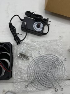  12V 120mmx25mm 4.72inch Small Dual Ball Bearing Window Fan IP44 Moisture-Proof PC Case Fans with Adjustable Speed Controller 3V-12V 1000-3000RPM for Compact Spaces  photo 6