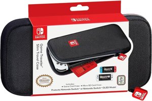 R.D.S. INDUSTRIES, INC. – Game Traveler Licensed Slim Travel Case Protects Nintendo Switch or OLED, Black (NNS15) : Video Games photo 3