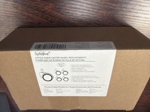 Set of 4 Sytopia office chair caster wheel replacements photo 2