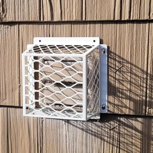 Dryer Vent Cover Outside, Stainless Steel Vent Cover For House, Wear-Resistant Protective Case Outdoor Covers, Galvanized Steel Bird Guard Exhaust Protector For 3-4 Inches Dryer Vent photo 4