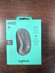 Logitech M185 Wireless Mouse  2.4GHz with USB Mini Receiver  12-Month Battery Life  1000 DPI Optical Tracking  Ambidextrous  Swift Gray photo 2