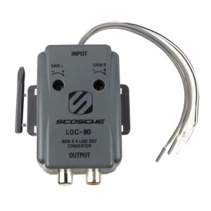 Scosche LOC80 Line Output Converter - 2 Channel High/Low RCA 2 Channel photo 6