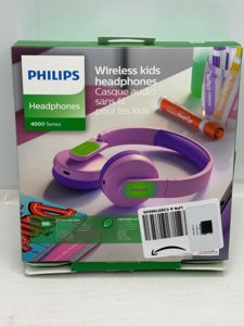 Philips Wireless Bluetooth Kids On Ear Headphones Pink TAK4206PK   PHILIPS Kids Wireless Bluetooth Headphones  On-Ear  Safe Volume  Parental App  LED Light Panels  28H Battery  Fast Charging  Great for School and Travel Pink photo 3