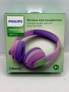 Philips Wireless Bluetooth Kids On Ear Headphones Pink TAK4206PK   PHILIPS Kids Wireless Bluetooth Headphones  On-Ear  Safe Volume  Parental App  LED Light Panels  28H Battery  Fast Charging  Great for School and Travel Pink photo 2