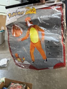 Disguise Boys  Pokemon Charmander Hooded Costume - Size 4-6 photo 1