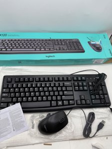 Logitech MK120 Wired Keyboard and Mouse Combo for Windows, Optical Wired Mouse photo 3