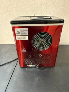Frigidaire EFIC452-SSRED XL Maker, Makes 40 Lbs. of Clear Square Ice Cubes A Day, Stainless, Red Steel photo 10