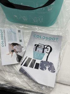 COLDSOOT Cold Therapy Machine w/Timer, Compact and Portable Ice Machine for Knee After Surgery, Knee Replacement Recovery System, Cryotherapy Pain Relief w/Compression Pad for Shoulder, Hip and Ankle photo 2