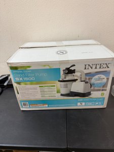 INTEX SX1500 Krystal Clear Sand Filter Pump for Above Ground Pools: 1500 GP