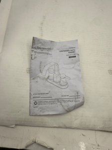 Origin 21 Veda 4" Centerset Bath Faucet Matte Black Finish #5287439 photo 7