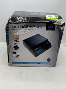 My Weigh UltraShip 35 Lb Electronic Scale, black/blue