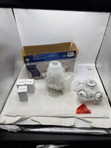 Harbor Breeze Ceiling Fan Light Kit LED White Alabaster Glass #0745344 photo 2