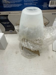 Harbor Breeze Ceiling Fan Light Kit LED White Alabaster Glass #0745344 photo 3