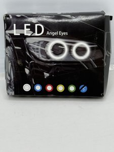 Qasim 80MM Hexagon Angel Eyes RGB APP Control Retrofit Car Motorcycle Light