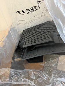 LASFIT Floor Mats for Toyota Tundra 2022-2024 2025 CrewMax Cab, All Weather Custom Fit TPE Floor Liners for Tundra SR/SR5/TRD PRO/Limited/Platinum/Castone Front&Rear 2 Row Car Mats, Black