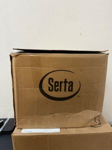 Serta ThermaGel Cooling, Pressure-Relieving Memory Foam Mattress Topper, 3 Inch, Twin Blue